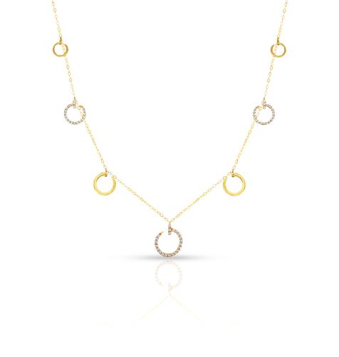 عقد ذهب - عيار 18- 1.810 جرام تقريباً