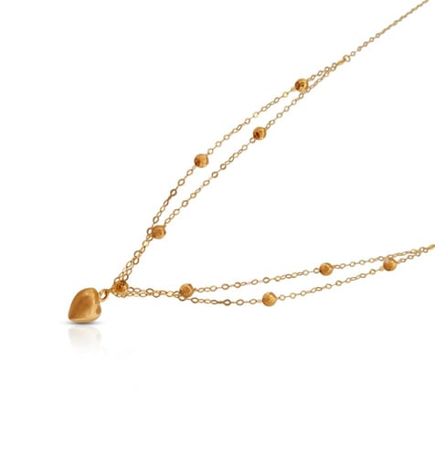 عقد ذهب - عيار 18- 1.06 جرام تقريباً