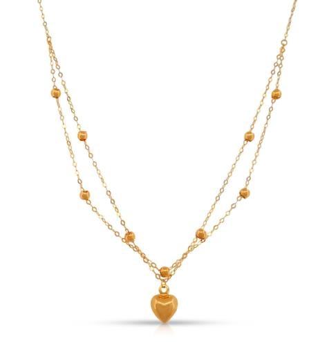 عقد ذهب - عيار 18- 1.14 جرام تقريباً