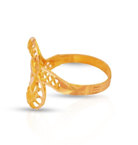 خاتم ذهب - عيار 21- 1.64 جرام تقريباً