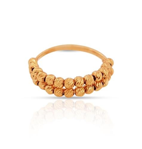 خاتم ذهب - عيار 21- 3.04 جرام تقريباً-مقاس 17