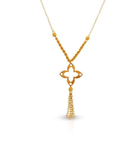 عقد ذهب - عيار 21- 1.28 جرام تقريباً