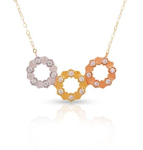 عقد ذهب - عيار 18- 1.38 جرام تقريباً