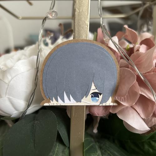Magnet with paper art character Ciel