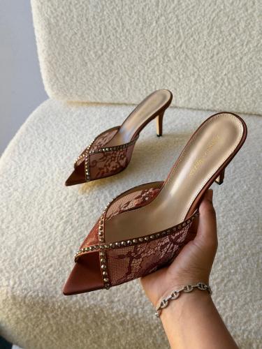 حذاء كعب بكريستال أنيق – Jimmy Choo