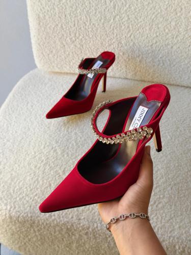 حذاء كعب بكريستال أنيق – Jimmy Choo