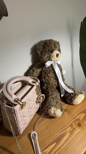 Lady Dior Mini – ليدي ديور ميني (لون نود / وردي فا...