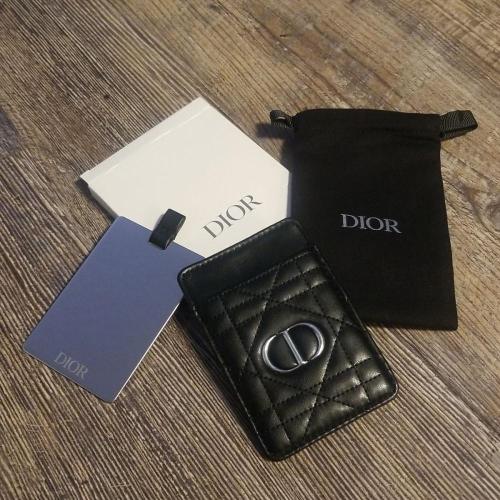 Dior card holder مع مرايا بدون ستراب