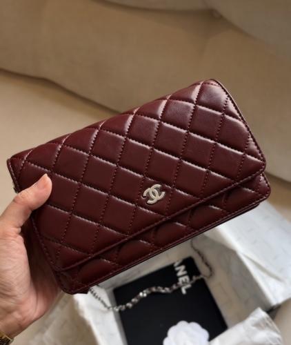شانيل عنابي mini 19cm