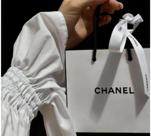 كيس شانيل الاصلي صغير + شريطه من اختيارك