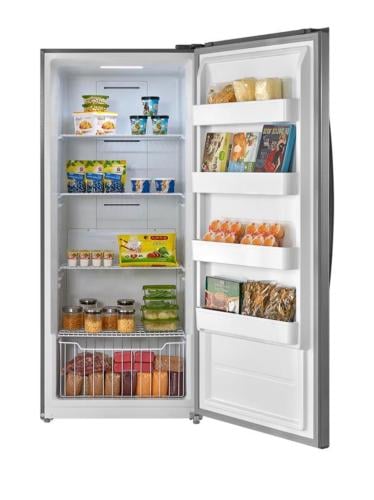 ثلاجه هام 14.9 قدم بابين استيل HM580SRF-023