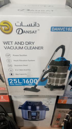 مكنسة دانسات جاف ورطب برميل 25 لتر DANVC1625W