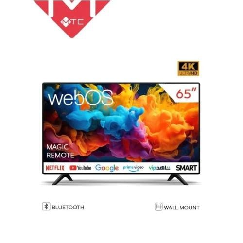 م تي سي شاشة ذكية 4K WebOS - 65 بوصة - MTC4KD65SWO...