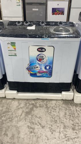 غسالة حوضين kLG حوضين سعة 18 كجم أبيض