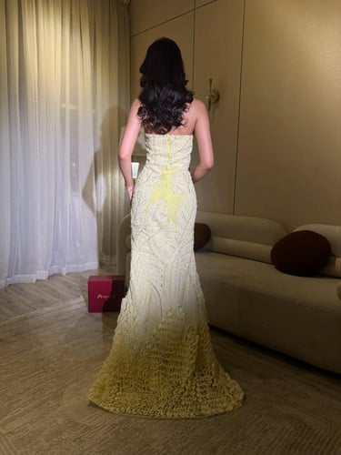 فستان بريق الليمون