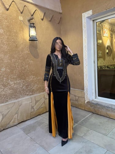 جلابية مخمل عسيري