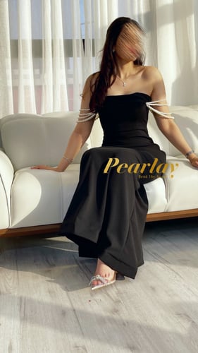 فستان اسود لولو