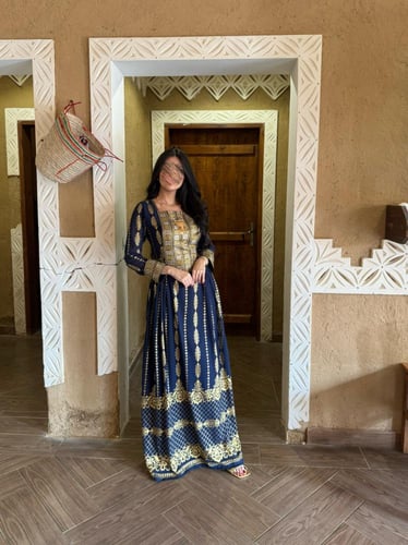 جلابية “سَراة الملوكية” – كحلي