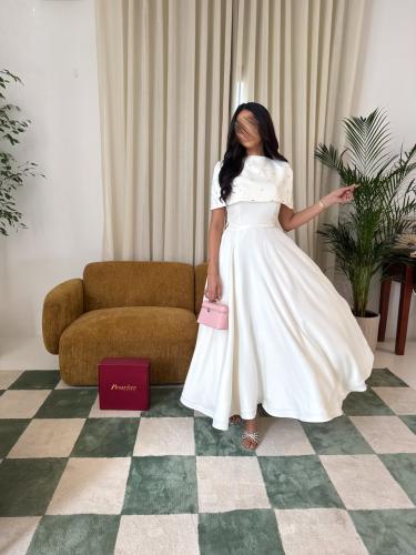 طقم فستان مع جاكت فصوص