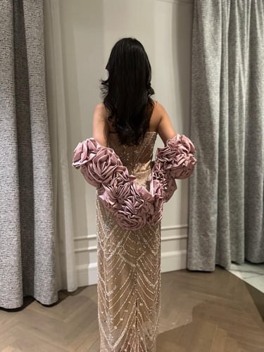 فستان إيليت الكريستالي