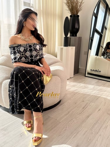 فستان رمضاني اسود