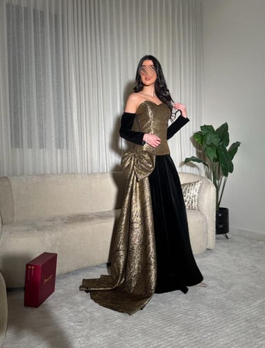 فستان قولدن نور الشتوي