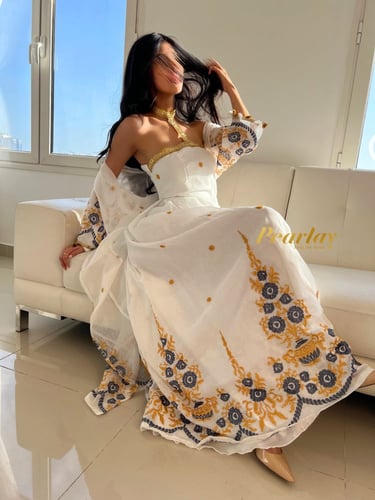 جلابية رمضانية ابيض