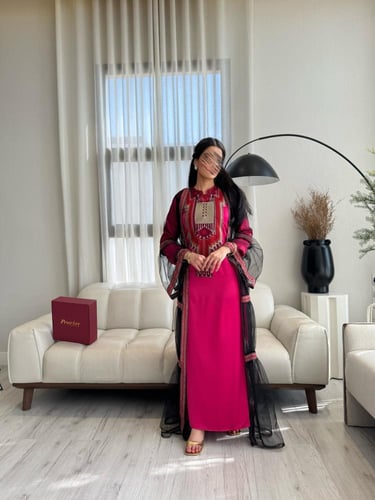 جلابية التأسيس فوشي مع بشت