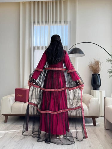 جلابية التأسيس فوشي مع بشت