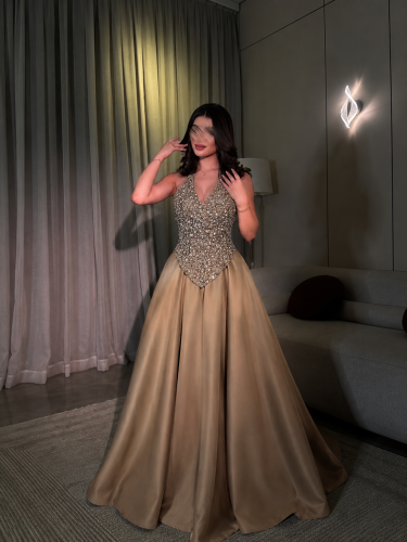 فستان سهره ميكادو وخرز