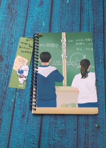 نوته مخططه مع فاصل كتاب