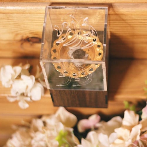 مبخره بغطاء شفاف