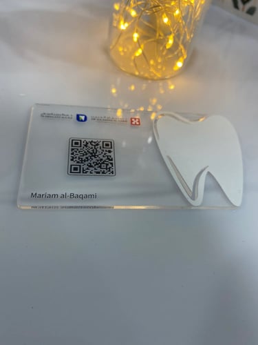 كرت كليريك لدكتور الاسنان 3 حبات