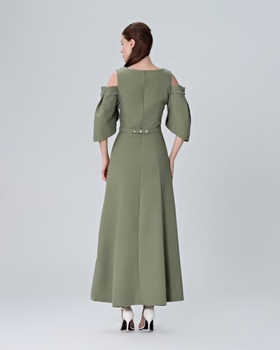 فستان انيق بحزام