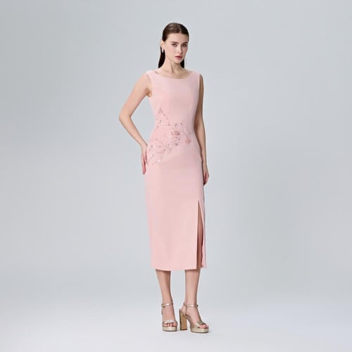 فستان بكرستال حصري