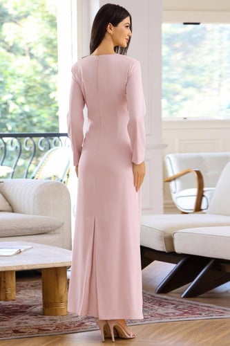 فستان أنيق بكرستال