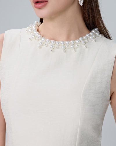 فستان مزين بلول