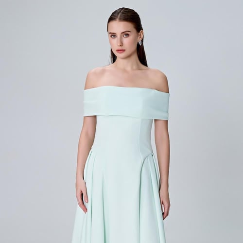 فستان بقصة اوف شولدر