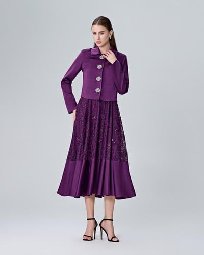 فستان قطعتين انيق