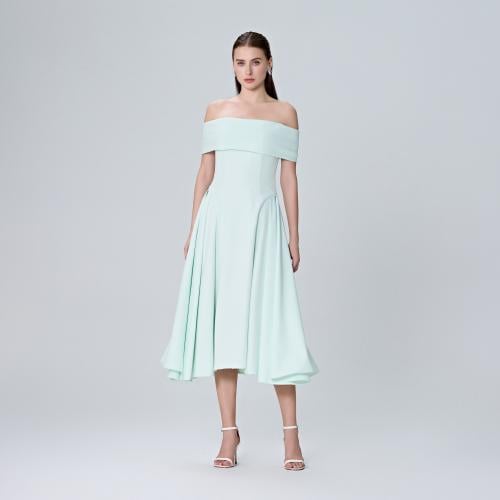 فستان بقصة اوف شولدر