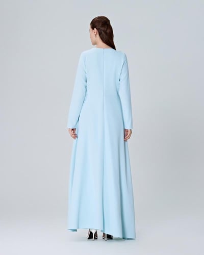 فستان مزين بكرستال