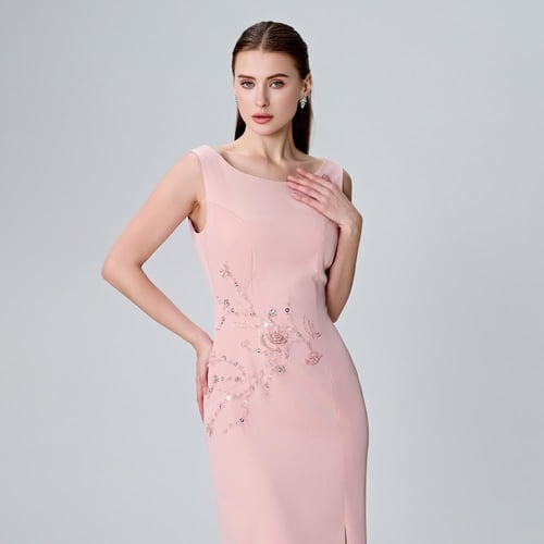 فستان بكرستال حصري