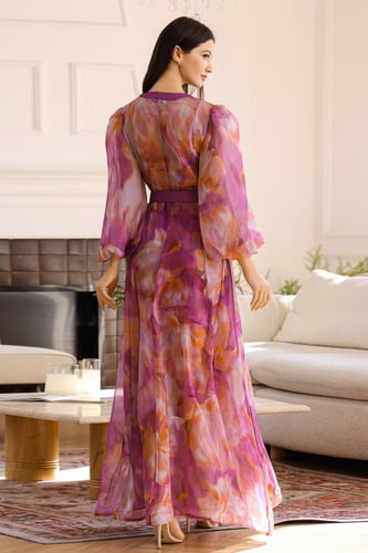 فستان مورد بحزام