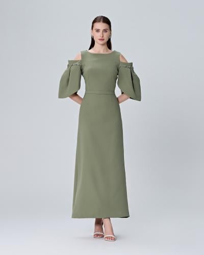 فستان انيق بحزام