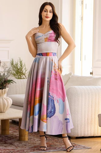 بلوزة بألوان زاهية