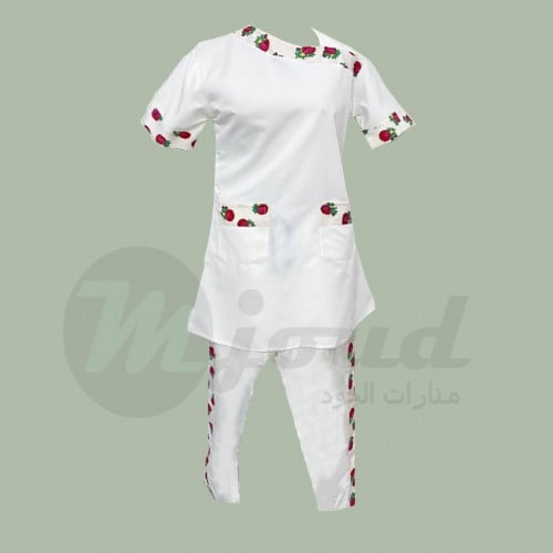 زي عاملات رمضاني - أبيض