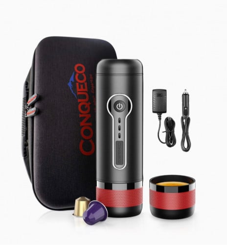 باكيج آلة صنع القهوة المحمولة مع حقيبتها