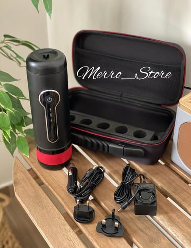 باكيج آلة صنع القهوة المحمولة مع حقيبتها