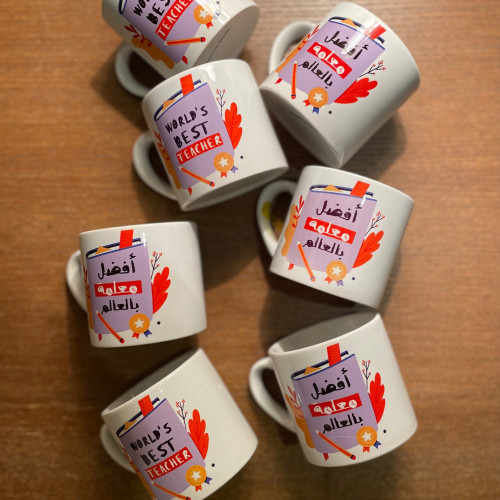 كوب أفضل معلمة (ميني)