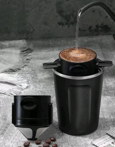 فلتر قهوة محمول من الاستيل قابل لاعادة الاستخدام